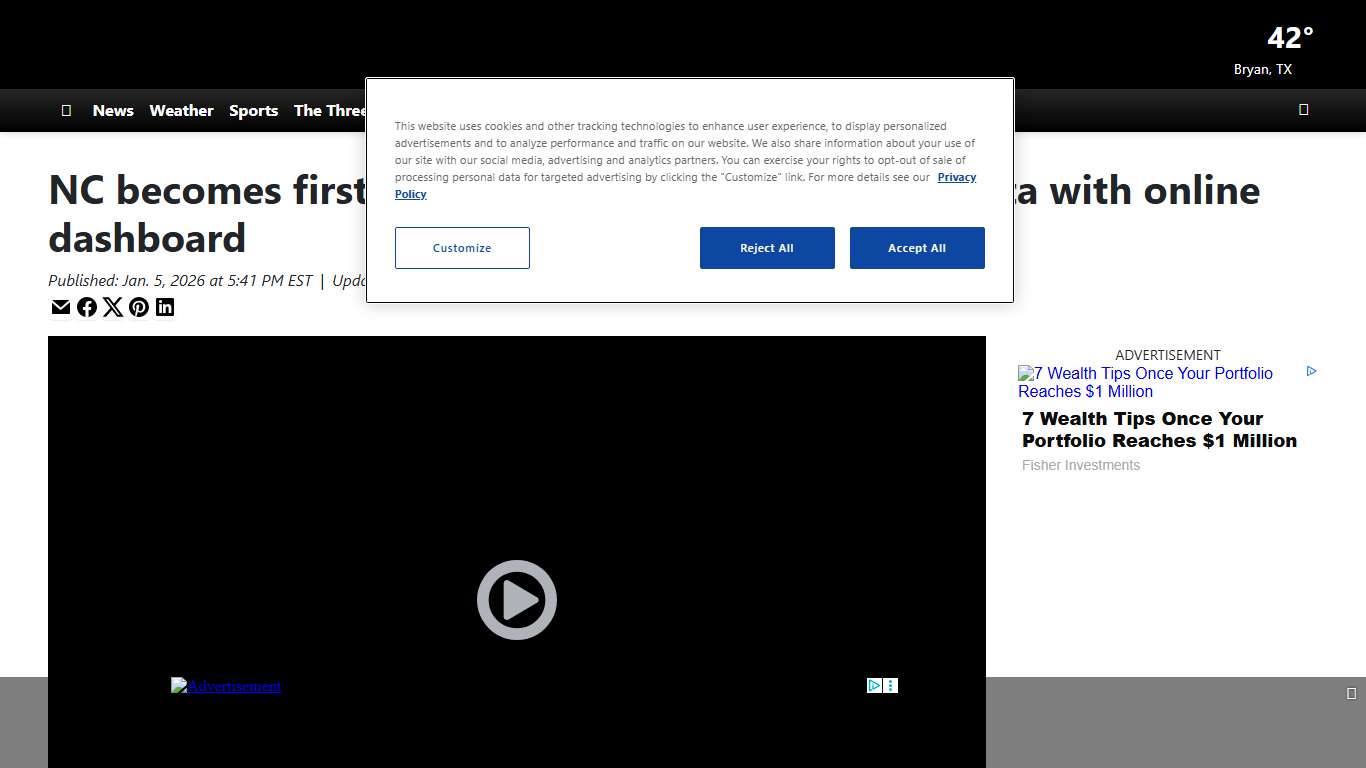 NC becomes first state to track prisoner reentry data with online dashboard